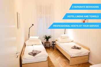 Modern 3BR Apt Free Parking Prime Location, Budapešť (fotografie 4)