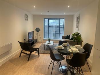 stylish modern one bed Apartment, Birmingham (fotografie 4)