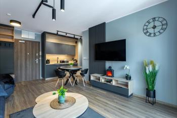 Stone Hill Apartament Wellness z basenem jakuzi saunami prywatnym garażem i rowerami w cenie, Szklarska Poręba (photo 4)