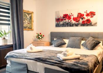 110qm Wohnung mit Garten, Grill, Kamin, Parkplatz & Kingsize Betten, Dortmund (fotografie 3)