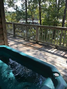 C11 - Lake view two bedroom, two bath Harbor North luxuryloft cottage with private hot tub overlooking Lake Ouachita, Mount Ida (fotografie 5)