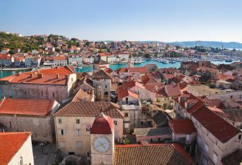 Apartment in Okrug Gornji with sea view, balcony, air conditioning, WiFi 5165-1, Trogir (Foto 4)