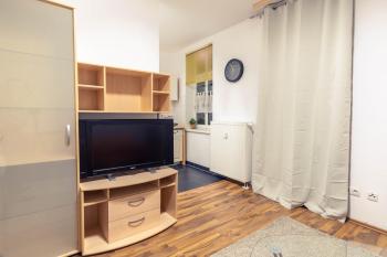 Balkon, Waschmaschine, TV, Einzelbetten, nahe Völkerschlachtsdenkmal, Lipsko (fotografie 5)
