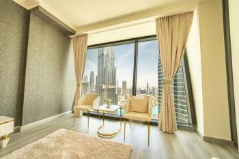 Spacious 3BR in Downtown, Direct Access to Dubai Mall & Metro, Burj Khalifa Views, Dubaj (fotografie 3)