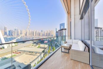 Lavish & Equipped oceanfront 2 BR facing Ain Dubai, Dubai (photo 4)