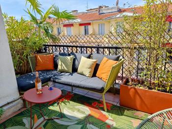 Cozy roof terrace near Promenade des Anglais - AC, Nice (fotografie 3)