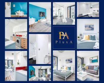 Pluxa Vivid Veranda Beautiful City Centre Apartment with free parking, Бирмингем (фото 2)