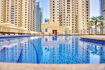 Huge Sea View Studio in Murjan JBR, Dubaj (fotografie 2)