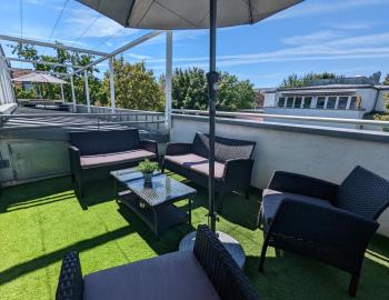 Leipzig Residenz Goethe Apartment mit 2 Dachterrassen, Lipsk (zdjęcie 3)