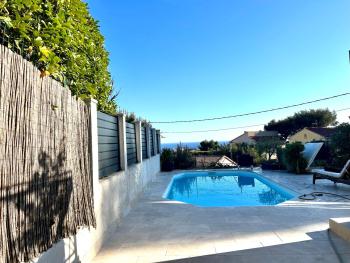 maison entièrement climatisée vue d'exception mer et rade de Marseille avec piscine 8 personnes, Марсель (фото 4)
