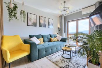 Apartament AREKA A16 Green Resort - klimatyzacja, basen, sauny, jacuzzi, siłownia, Szklarska Poręba (foto 3)