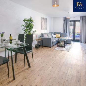 Peaceful Serviced Apartment - Pluxa The Zen, Birmingham (zdjęcie 2)