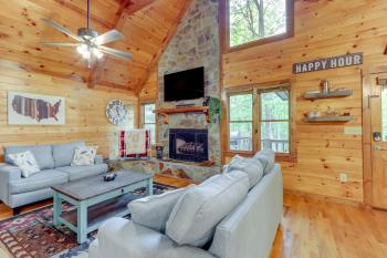 Mineral Bluff Cabin: Hot Tub, Pets, & Peace, Mineral Bluff (fotografie 5)