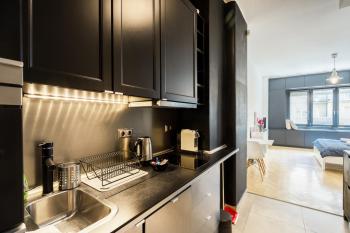 Bright Studio in Buda, Free Public Parking nearby, Budapešť (fotografie 5)