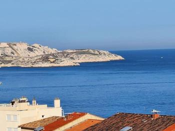 Le panier de papet,central, proche plage catalan,tres calme,vue, Marseille (photo 3)