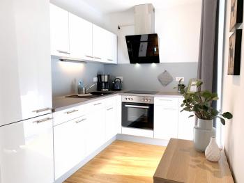 Moderne Ferienwohnung mit bodentiefer Dusche, Waschmaschine und Küche - Hoffi, Leipzig (foto 5)