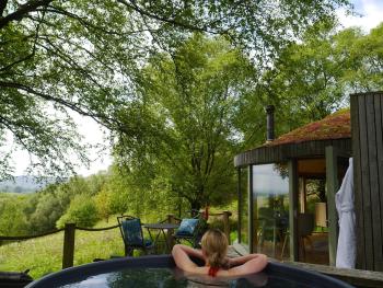 Craigmaddie Muir Roundhouse with Hot Tub Romantic, Luxury, Rural Stay for 2 Near Milngavie, Глазго (фото 4)