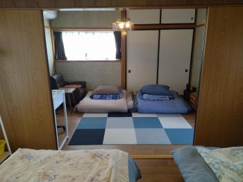 Private Room in Japanese Vintage House 民家の一室 2 Beds, Smoke Free, Free Parking Good to Travel for Tashiro Cats Island no2, Ishinomaki (foto 4)