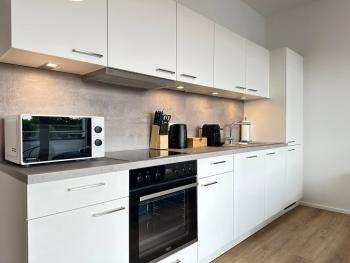SUITE4ME - Balkon I Küche I Waschmaschine I Mainz-Kostheim, Wiesbaden (fotografie 4)