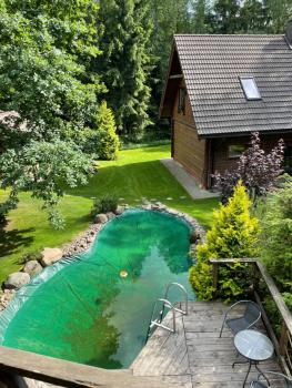 Rustic private Cabin in woods w/ Sauna & Pool, Vilnius (foto 5)