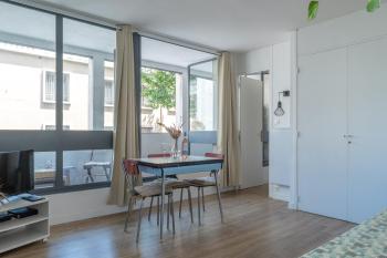 *Las Flores* joli studio avec balcon, Marseille (fotografie 5)