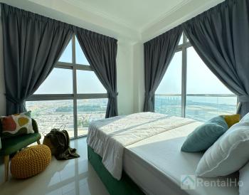 Luxury Stop w/ BoHo Design & Sea View in Marina, Dubaj (fotografie 4)