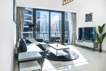 Panoramic Luxe 1BR with Breathtaking Views at Dubai Marina Near JBR - Silverene Towers, Dubaj (fotografie 5)