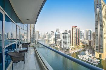 Luxury Escapes - 1BR Home with Stunning Marina View - Bay Central Marina, Dubaj (fotografie 2)