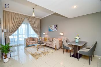 Luxury Escapes - 1BR Home with Stunning Marina View - Bay Central Marina, Dubaj (fotografie 3)
