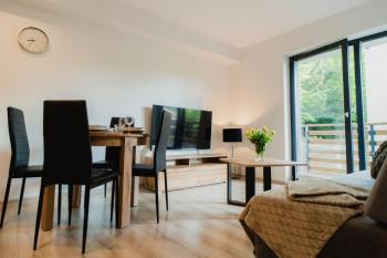 Apartament ZŁoty Jeleń - z Kominkiem - ścisłe Centrum miasta- Sauna - Widok na Góry, Szklarska Poręba (Foto 4)