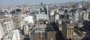 Que mejor vista del Obelisco piso a la calle Corrientes, Buenos Aires (fotografie 4)