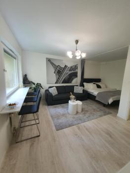 Close to the metro and the beach!!! with a view of the Scandinavian forest, Stockholm (fotografie 4)