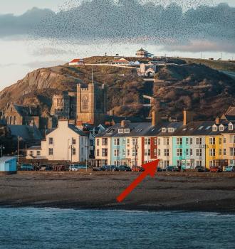 Seafront apartment with balcony, parking and sea views, Aberystwyth (fotografie 2)