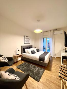 KK Athens Fine Stay -Neos Kosmos-Modern Apartments Opposite Metro with Rooftop Lounge & Acropolis Views, Athen (Foto 3)