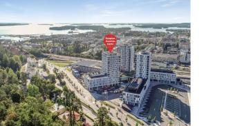 Studio 12 floor, Puijo landscape, Free parking, Kuopio (photo 2)