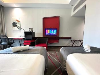 M101 Dang Wangi Quadruple & Twin Room KL City By Liv'in, Kuala Lumpur (fotografie 4)