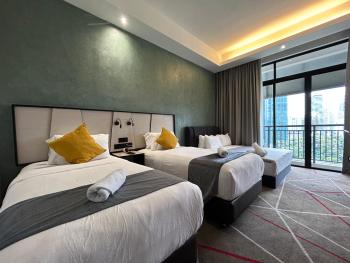 M101 Dang Wangi Quadruple & Twin Room KL City By Liv'in, Kuala Lumpur (fotografie 3)