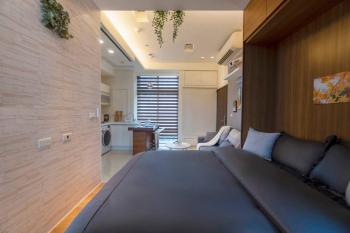 1B1b Cinema, Kitchen, Bathtub, Desk, 1.5min to MRT • 1房1衛 家庭戲院、廚房、浴缸、書桌，1.5分到市府捷運, Tajpej (zdjęcie 3)