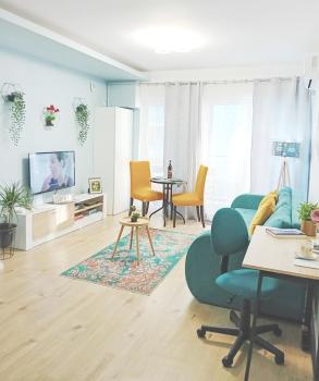 SUNSHINE - New & Quiet 1BR Apt, Business area, close to Airport, Highway A3, Subway, Бухарест (фото 5)