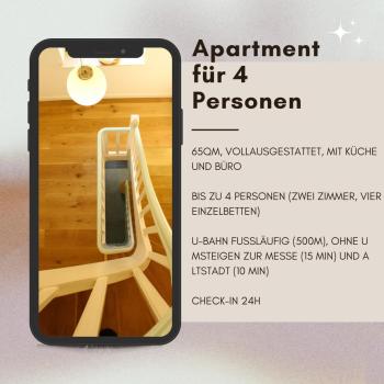 Apartment für 4 Personen, Дюссельдорф (фото 4)