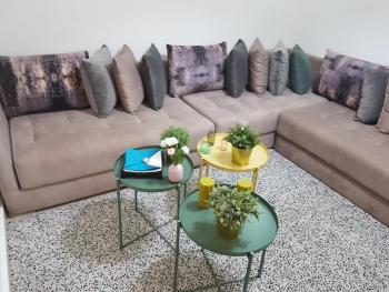 Elegant 2BR, Private Terrace, AC, Fast WiFi & Parking, Maarif, Casablanca (fotografie 4)