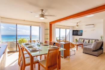 Amazing Caribbean Ocean view at Villas Marlin in Cancun, Cancún (Foto 2)
