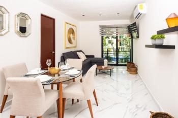2BR Moderno en residencial Ombu, Cancún (fotografie 4)
