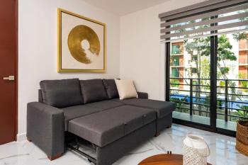 2BR Moderno en residencial Ombu, Cancún (fotografie 5)