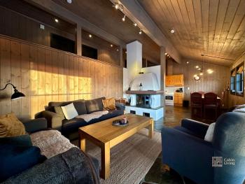 Large cabin at Sjusjøen with sauna, fireplace, view and cross-country skiing, Ringsaker (Foto 4)