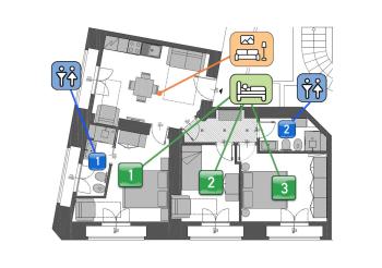 StayEasy Filzi11 - 3 Bedrooms, 2 baths - Central Station, Milán (fotografie 4)