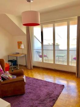 Bright and quite Appartment with Balcony & Skylines View, Kitchen,Bath,Wifi, Fan, Basel (Foto 4)