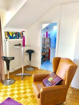 Bright and quite Appartment with Balcony & Skylines View, Kitchen,Bath,Wifi, Fan, Basel (Foto 5)