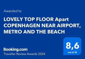 Ama Hyg Atelier Copenhagen-LOVELY TOP FLOOR Apart -NEAR AIRPORT-METRO AND THE BEACH, Kopenhagen (Foto 2)