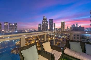 Spectacular Burj & Fountain View - Luxurious 3 Bedrooms & Maids room - The Residences, Dubaj (fotografie 3)